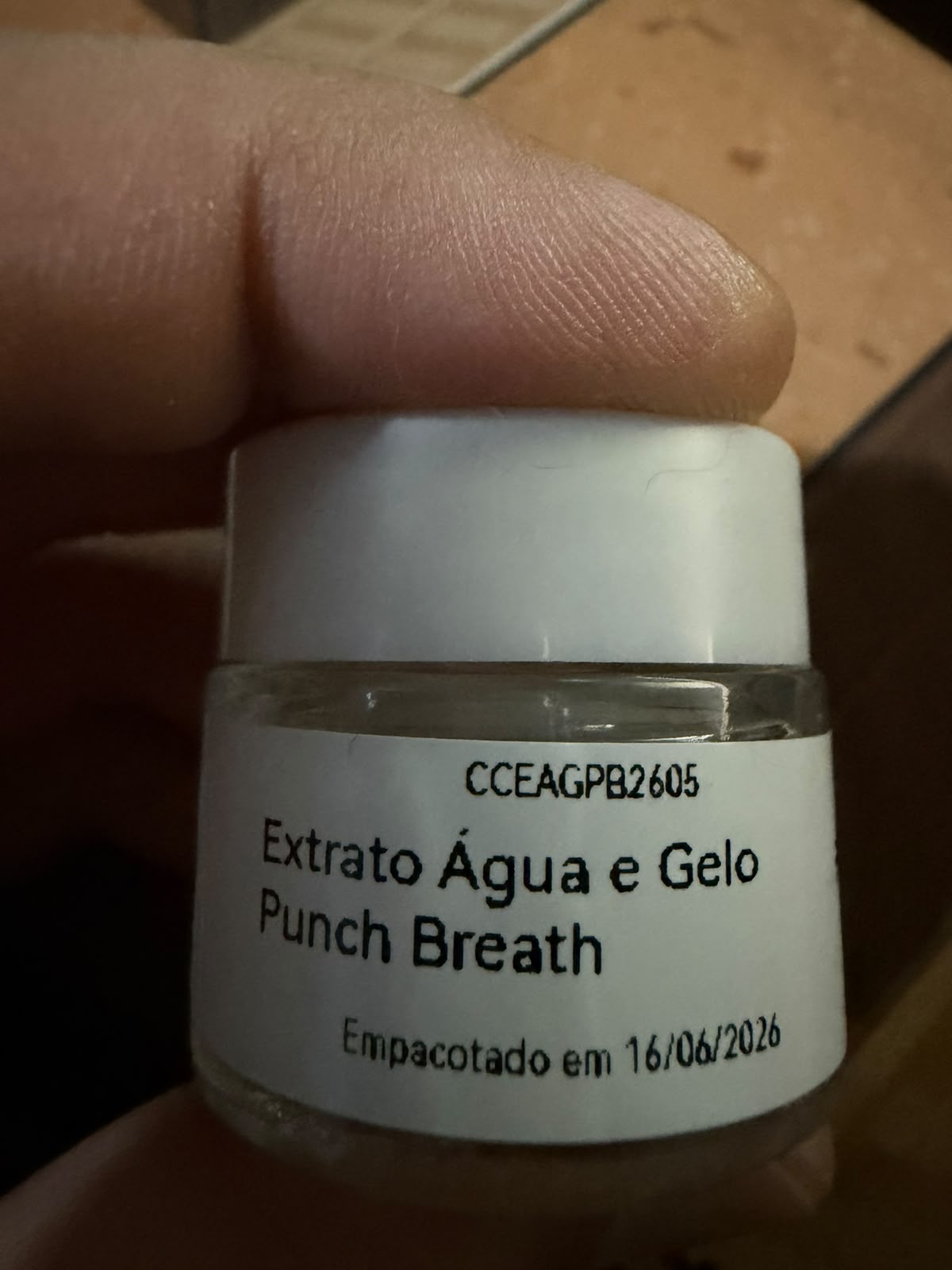 Foto enviada pelo paciente